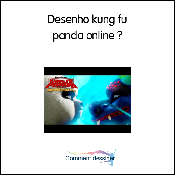 Desenho kung fu panda online